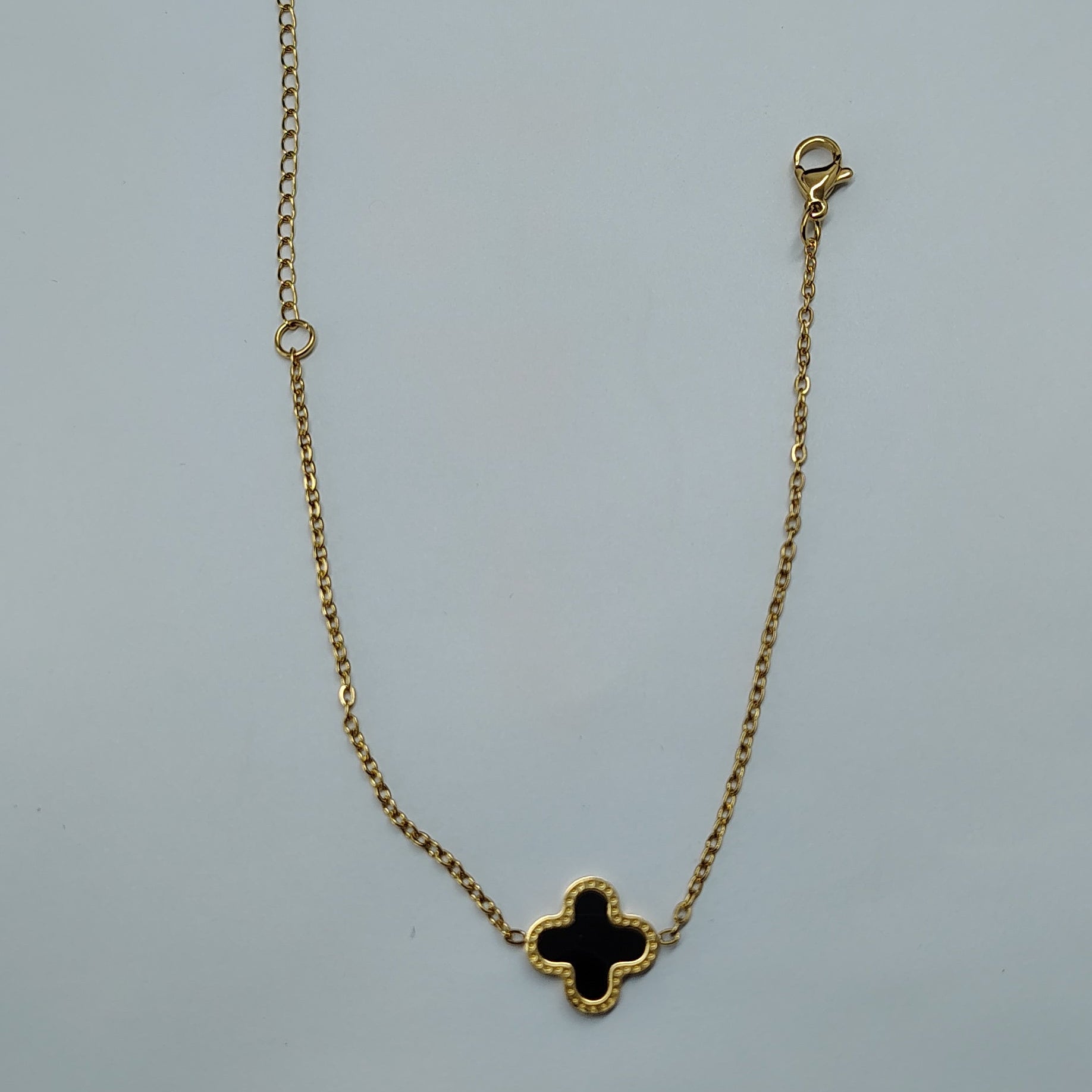 Classic Black Clover Bracelet