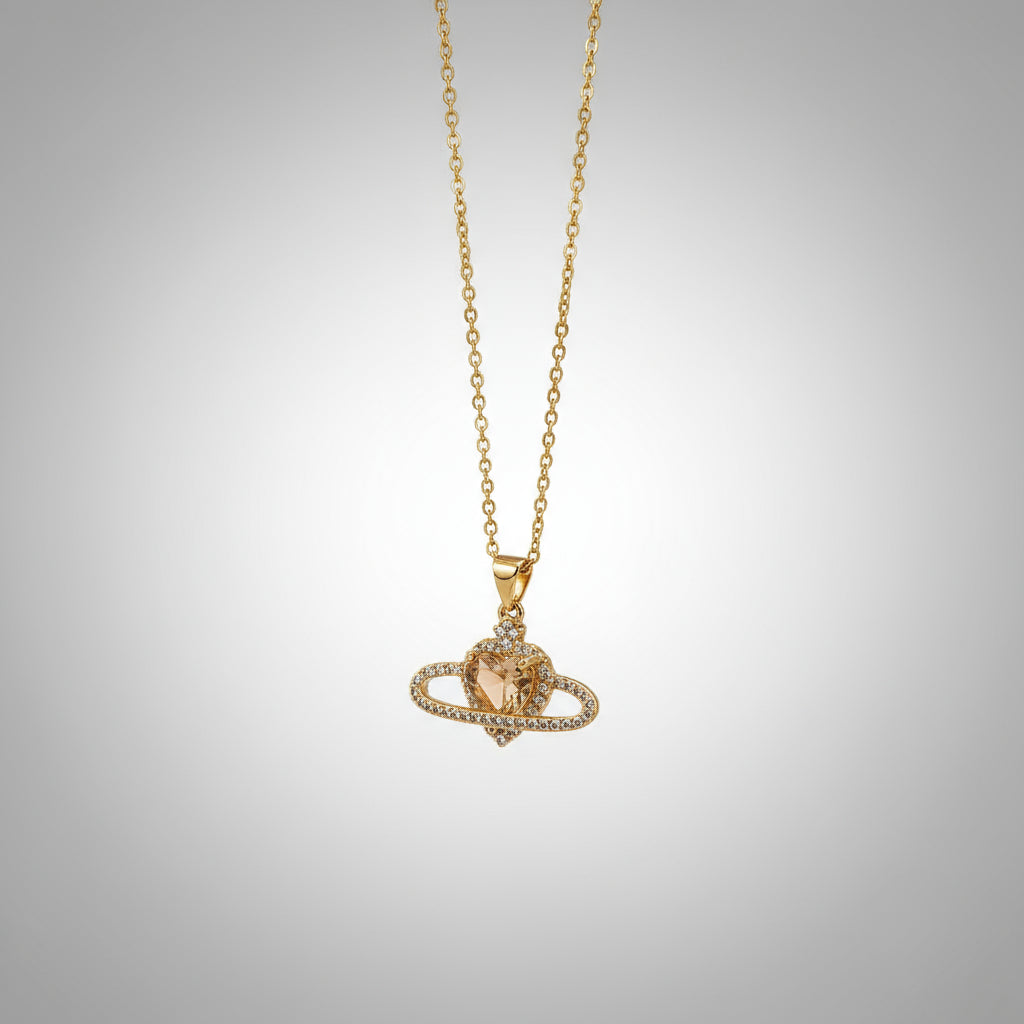 Celestial Heart Orb Pendant