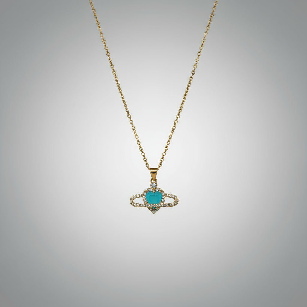 Celestial Heart Orb Pendant